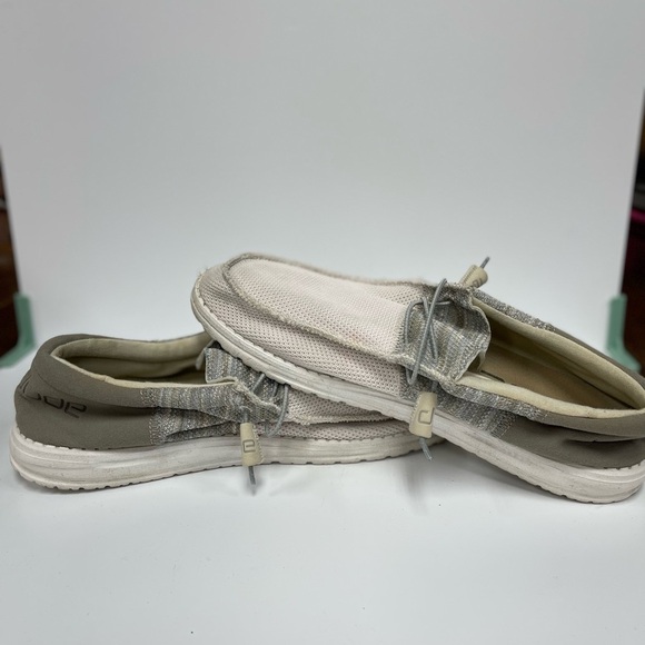 Hey Dude Men's Slip-On Loafers - Beige and Gray - Picture 1 of 2